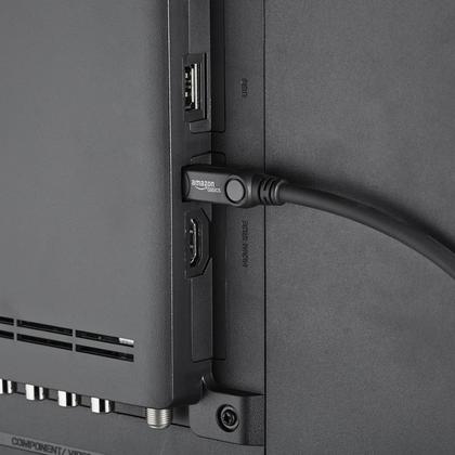 Imagem de Cabo de áudio óptico digital Toslink Amazon Basics 1m preto