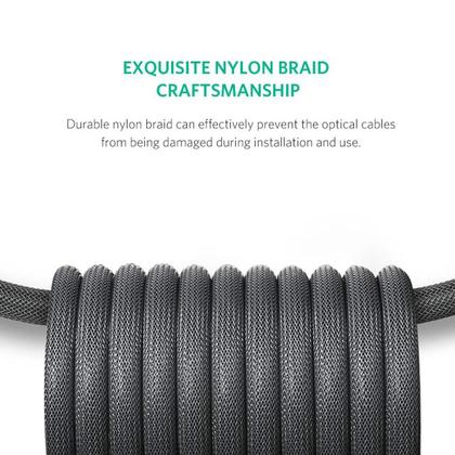 Imagem de Cabo De Áudio Óptico Digital Ugreen Hí Fi Dts Toslink 1 Mt.