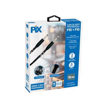 Imagem de Cabo De Áudio P10 Para P10 Mono Para Guitarra 10 Metros