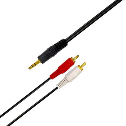 Imagem de Cabo De Áudio P2 + P10 Kit 2 Ecooda EX1715