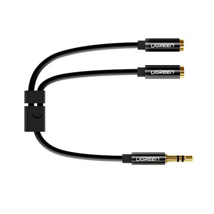 Imagem de Cabo De Áudio Ugreen Divisor Splitter P/ Fone P2 3.5mm 25cm