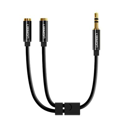 Imagem de Cabo De Áudio Ugreen Divisor Splitter P/ Fone P2 3.5mm 25cm