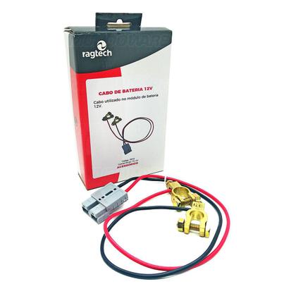 Imagem de Cabo de Bateria Externa para Nobreak 12V 55cm Ragtech 0019