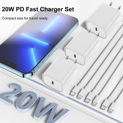 Imagem de Cabo de carregador rápido USB-C para Lightning de 1 m para iPhone 14 branco