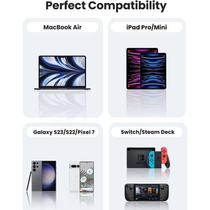 Imagem de Cabo de Carregamento e Dados USBC de 1 metro 60W 3A 480Mbps Ugreen US286 50997