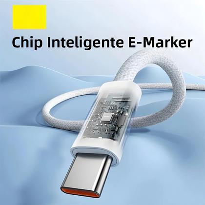 Imagem de Cabo De Carregamento Rápido Tipo C Para USB C De 100W Para iPhone, MacBook, iPad, Samsung, Xiaomi,