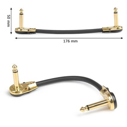 Imagem de Cabo de conexão de guitarra TIMESETL, pacote com 3 polegadas, Ultra Quiet, 6 polegadas