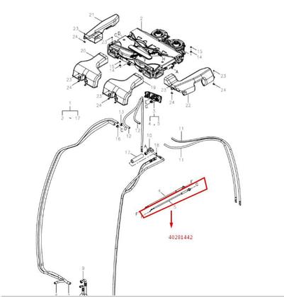 Imagem de Cabo De Controle De Modo - Trator Ls Plus80,90,100 /  U65