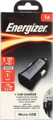 Imagem de Cabo de Dados 1MT e Tomada Veicular ENERGIZER V8 Preto