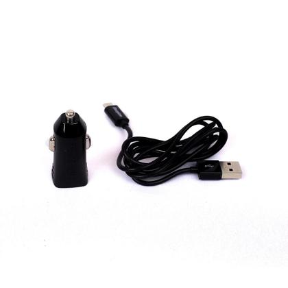 Imagem de Cabo de Dados 1MT e Tomada Veicular ENERGIZER V8 Preto