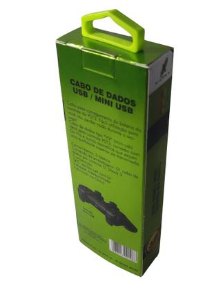 Imagem de Cabo De Dados Entrada Mini Usb 3V P/ Controle Ps3 3 Metros