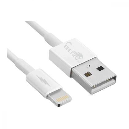 Imagem de Cabo de Dados Lightning / USB 5.1A 1 Metro Eletromex EL-3113-5G Alta Velocidade