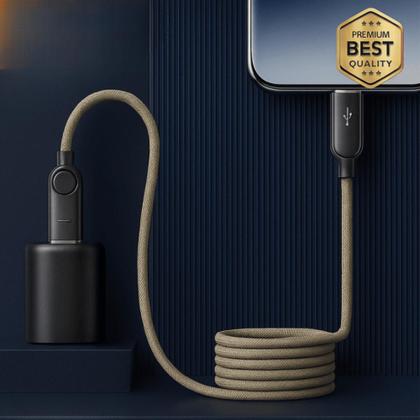 Imagem de Cabo de Dados Magnético 4 em 1 Conexão TURBO 1,5 Metros 240W