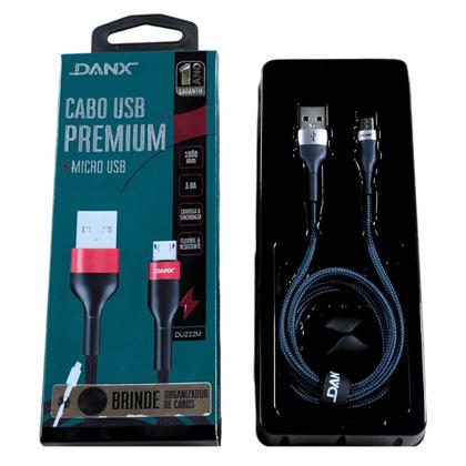 Imagem de Cabo De Dados Micro USB 1 Metro Para Transferência Sincronização De Dados Carregar Celular Computador