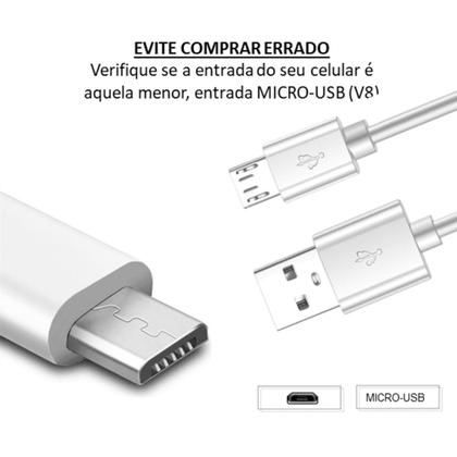 Imagem de Cabo de Dados Micro-USB Original ZTD Compativel P/ Moto  E3 Power E4 E4 Plus E5 E5 Plus 2M MICRO2MB