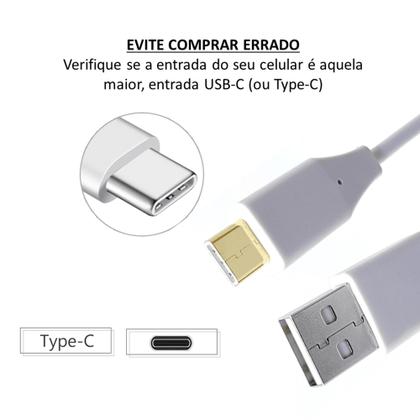 Imagem de Cabo de Dados Original Ztd USB-C Compativel P/ Galaxy A5 2017, A50, A51, M51 A52, C5 Pro 2m USBC2MBD