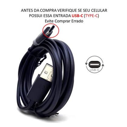 Imagem de Cabo de Dados Original Ztd USB-C Compativel P/ Galaxy A5 2017, A50, A51, M51, A52 C5 Pro 2m USBC2MPD