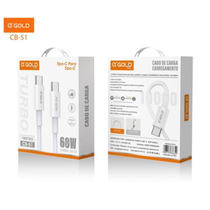 Imagem de Cabo de dados Tipo C Para Tipo C 1Metro PD