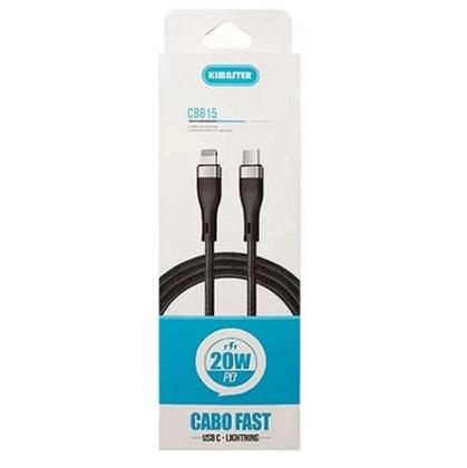 Imagem de Cabo de Dados Type C x Lightning PD 20W - Cabo Trançado Reforçado Turbo