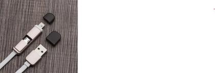 Imagem de Cabo de dados usb com 2 entrada para v8 android/ lightning/iphone