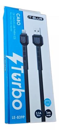 Imagem de Cabo de dados usb p/ lightning 1m 3.1a le-839p