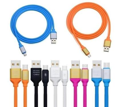 Imagem de Cabo de Dados USB V8 Emborrachado Colorido 1.2 Metros Kapbom KAP-311-V8