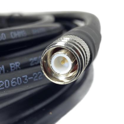 Imagem de Cabo de descida celular fixo RGC213 15m N macho TNC macho Proeletronic CACO0191