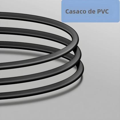 Imagem de Cabo De Energia Europeu EU Para TV Samsung Hisense PS5 PS4 Xbox, Substituição De Cabo De Energia AC