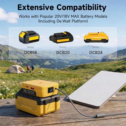 Imagem de Cabo de Energia Hortiterra Starlink Mini DeWalt 18V/20V