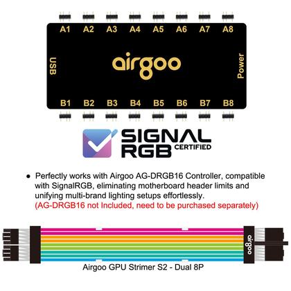 Imagem de Cabo de extensão de alimentação GPU airgoo Addressable RGB Strimer S2