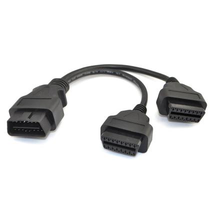 Imagem de Cabo de extensão divisor OBD2 OBD II Kkegol 30cm/12in