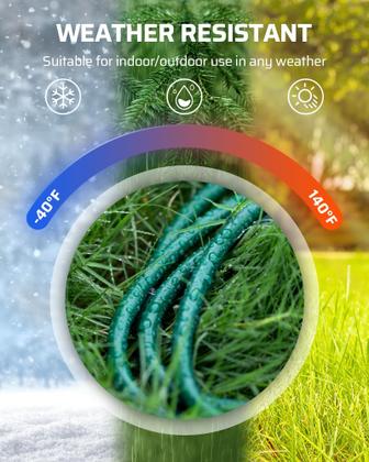 Imagem de Cabo de extensão externo DEWENWILS Total de 14 m com divisor de 1 a 4