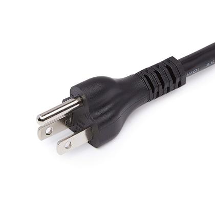 Imagem de Cabo de extensão interno Amazon Basics 13A 125V 1m preto x2