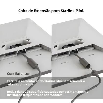Imagem de Cabo De Extensão Mini DC À Prova d'Água Starlink, Adaptador Conversor De Energia Com Plugue Fêmea