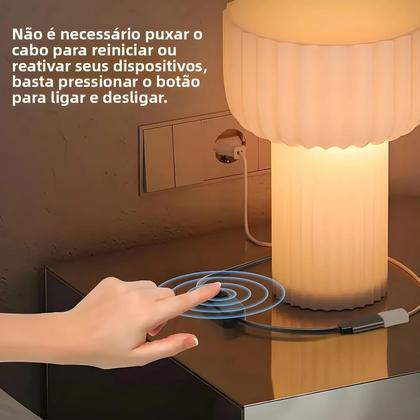 Imagem de Cabo De Extensão Tipo C Para Micro USB Com Interruptor Liga/Desliga, Cabo De Alimentação 5V Macho