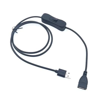 Imagem de Cabo De Extensão USB 2.0 De 1m Com Interruptor ON/OFF, Extensor De Conector a Macho Para a Fêmea