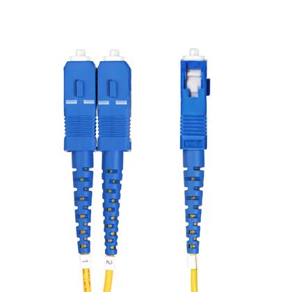 Imagem de Cabo de fibra óptica StarTech.com LC para SC OS2 Modo único 3m