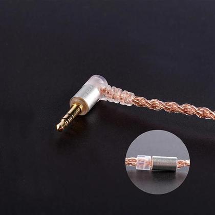 Imagem de Cabo de Fone de Ouvido KBEAR KZ - 4 Núcleos de Cobre - Conector com Fio