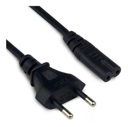 Imagem de Cabo De Força 2 Metros Bipolar P/Monitor/Games  100 Peças