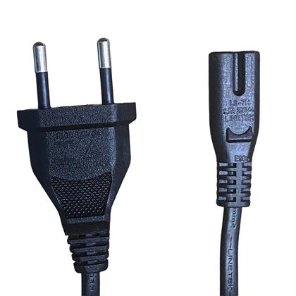 Imagem de Cabo De Força 2m Bipolar Tv Monitor Radio Ps3 Ps4 Kit C/10