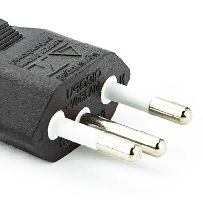 Imagem de Cabo De Força 90º Graus 10A - 10 Mt - Kit 5