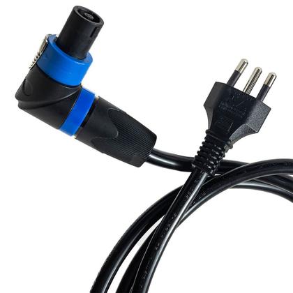 Imagem de Cabo de Força AC PowerCon 20A 3x2,50mm Plug 90 graus