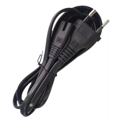 Imagem de Cabo de Força Bipolar Notebook PS3 PS4 PS5 Rádio 1,2m