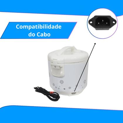 Imagem de Cabo De Força Panela De Arroz Elétrica Fio de Energia Tomada Bilvolt Diversas Marcas