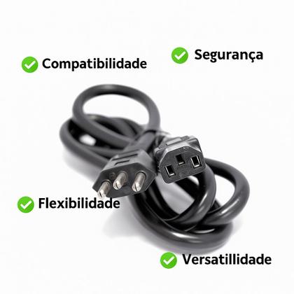 Imagem de Cabo De Força Panela De Arroz Elétrica Fio de Energia Tomada Bilvolt Diversas Marcas