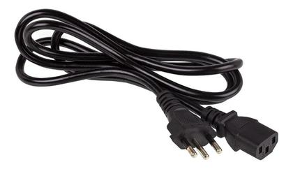 Imagem de Cabo De Força Para Fonte 1,8m 10a 3 Pinos Megatron 