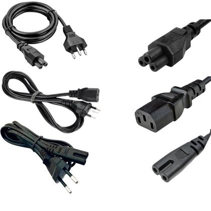 Imagem de Cabo De Força Pc Atx Computador Cpu Monitor Notebook P-s2 Nf