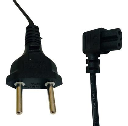 Imagem de Cabo De Força Tipo 8 Bipolar 90 Graus 1,5m Ps3 Ps2 Rádio