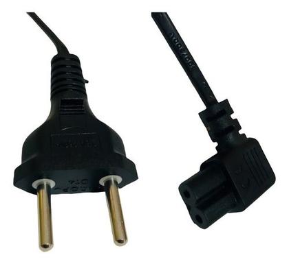 Imagem de Cabo De Força Tipo 8 Bipolar 90 Graus 1,5m Ps3 Ps2 Rádio