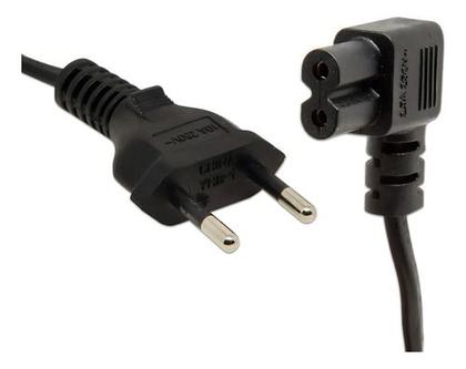 Imagem de Cabo De Força Tipo 8 Bipolar 90 Graus 1,5m Ps3 Ps2 Rádio